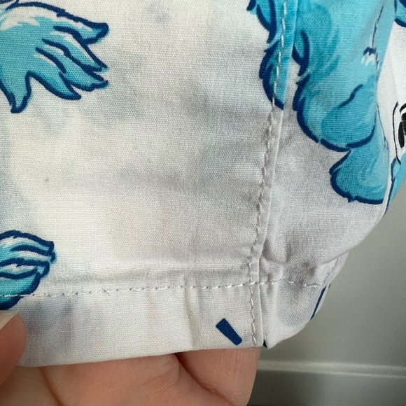 Sesame Street Cookie Monster Scrub Top Healthcare Nursing Size Small - Picture 6 of 7